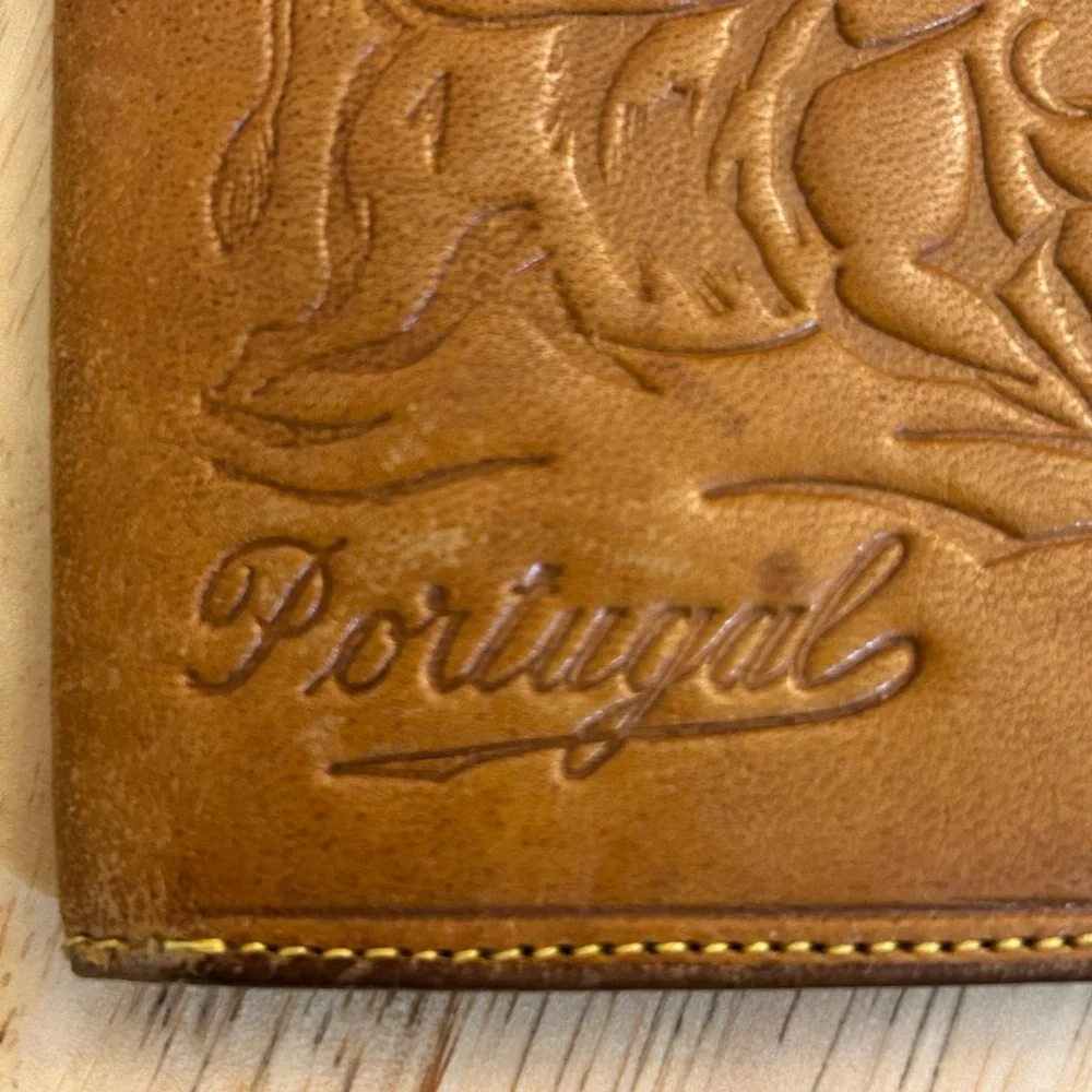 Selium Vintage Mid-Century Portuguese Bullfighter Embossed Leather